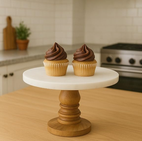 Cake Stand, Cake Stand for Cutting, Marble Cake Platter