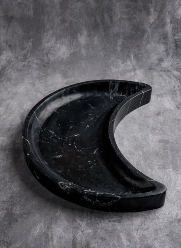 Black Marble, Moon Tray, Nacho Tray, Hummus Platter, Falafel Platter, Cake Stand, Cupcake Stand, Hummus Serving Plate