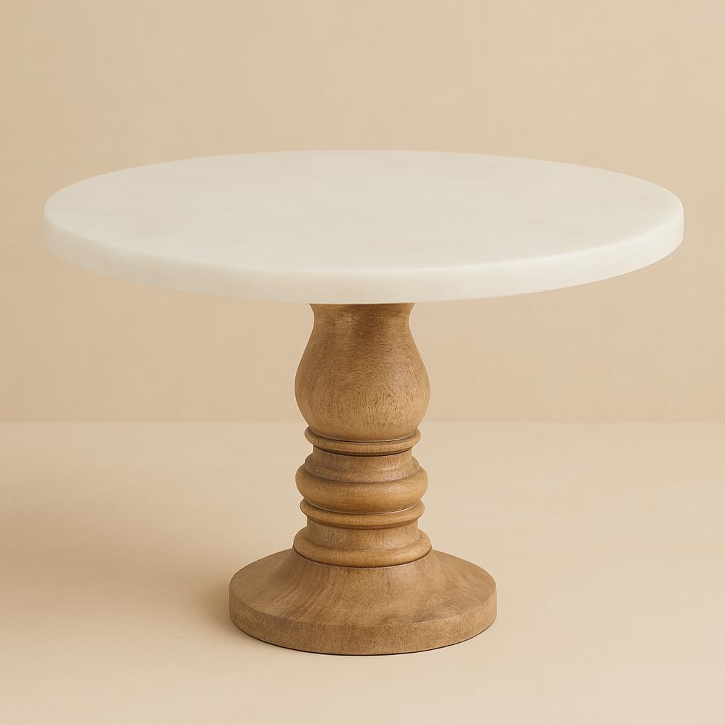Cake Stand, Cake Stand for Cutting, Marble Cake Platter