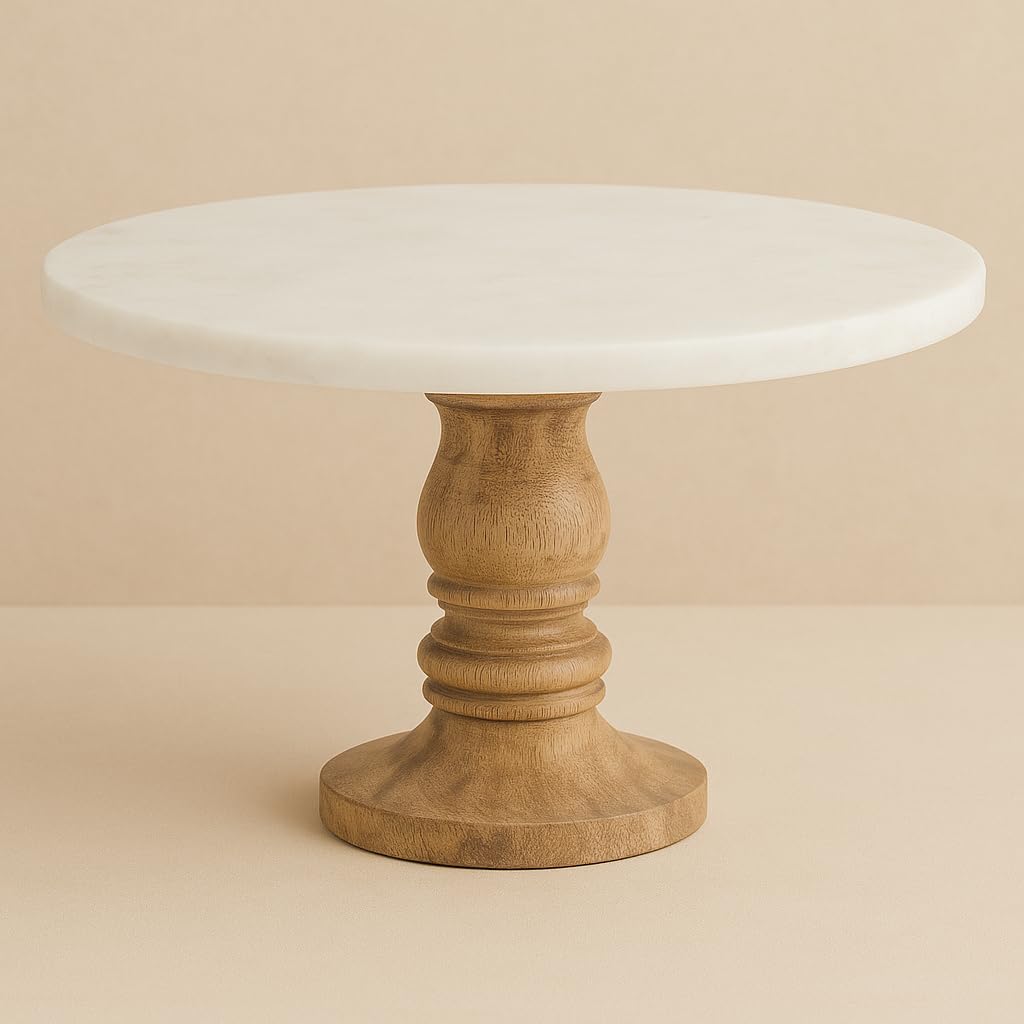 Cake Stand, Cake Stand for Cutting, Marble Cake Platter