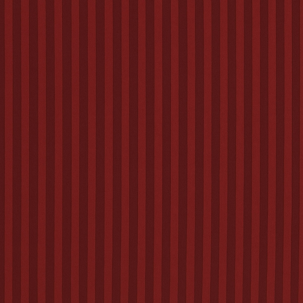 Mehroon Striped Glace Cotton Bedsheet with 2 Pillow Covers – 144 GSM