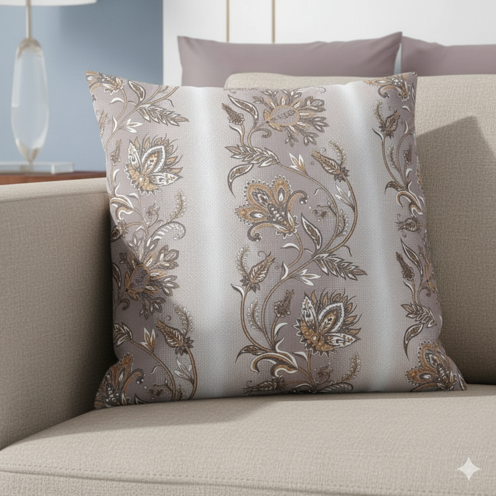 210 TC Cotton Double Bedsheet with 2 Pillow Covers – Floral Print, 108x108 Inches