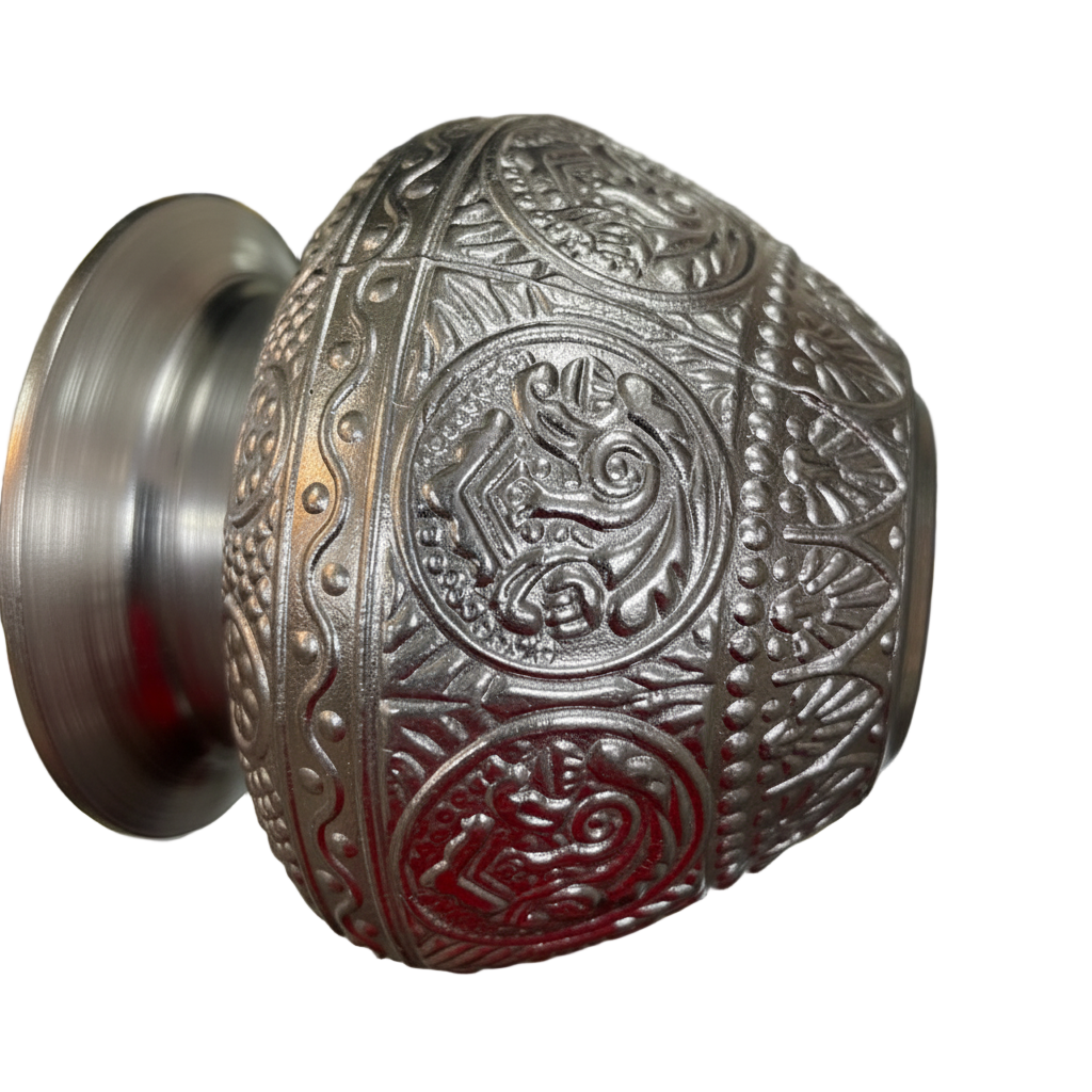 Unbreakable Engraved Zinc Kalash / Lota – Traditional Design