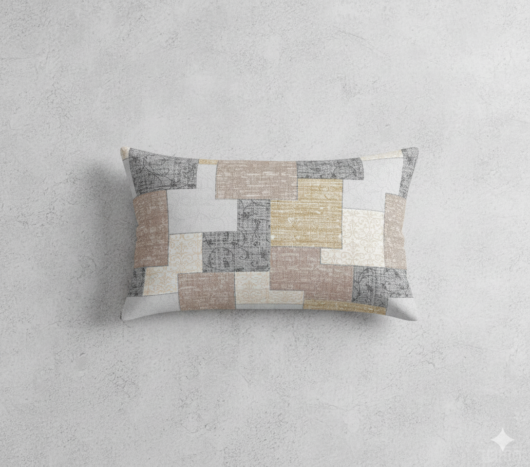 Premium Cotton Patchwork Bedsheet Set – King Size 114x120, 320 TC with Pillow Covers