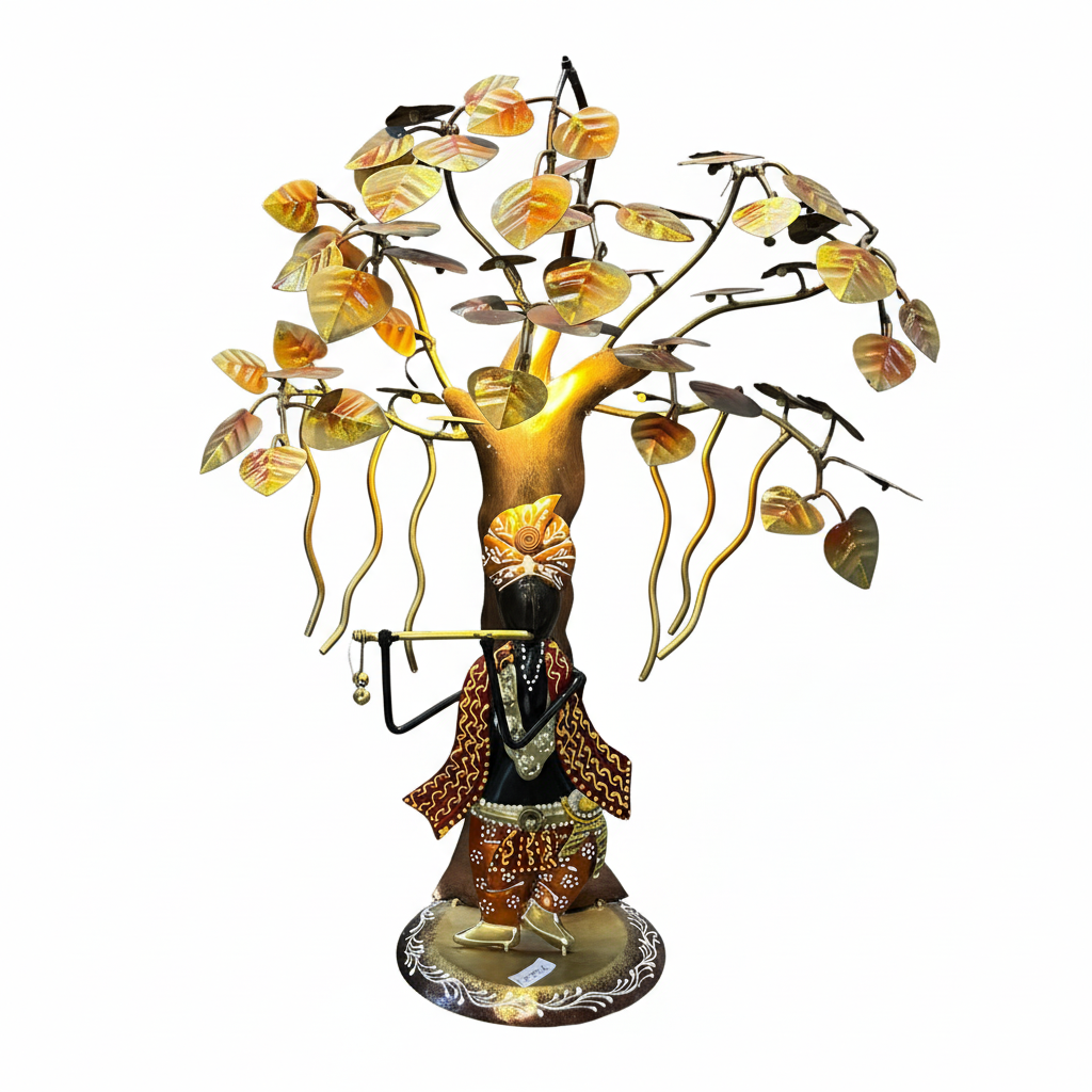 Krishna Under Tree Bed light Decorative Showpiece - Bed light