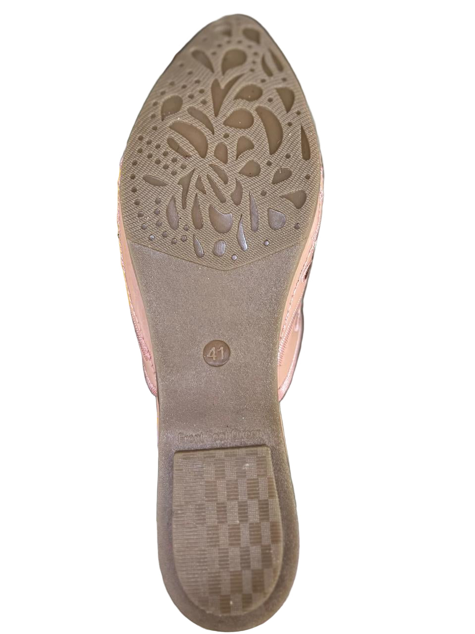 Women’s Pink Embroidered Slip-On Flats – Ethnic Jutti Style