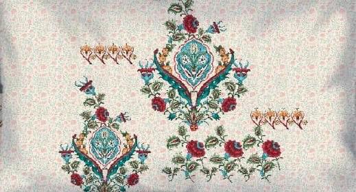 Digital Printed Satin Cotton Bedsheet – Heritage Floral Medallion