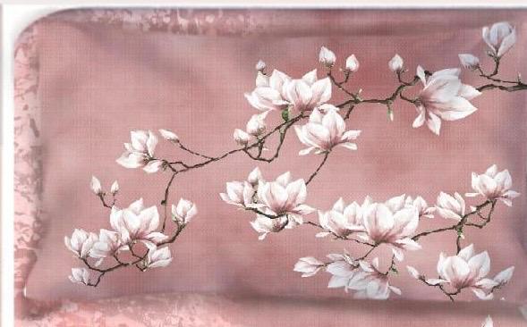 Digital Print Satin Cotton Bedsheet – Blossom Blush