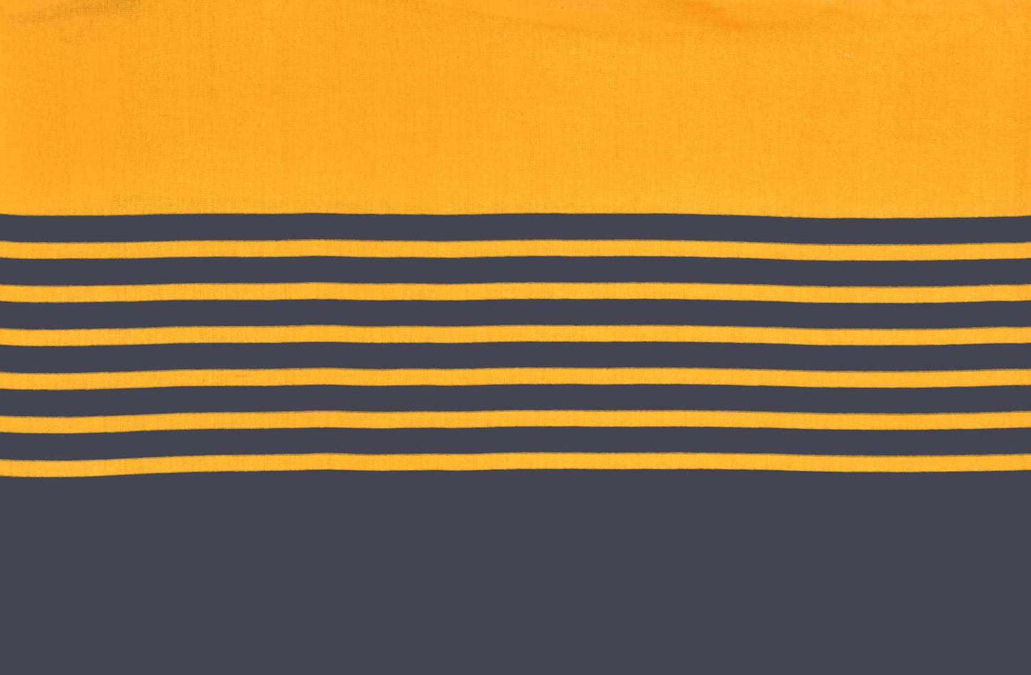 210 TC Cotton Double Bedsheet with 2 Pillow Covers | Yellow & Grey Polka Dot & Stripe Design | Soft & Durable
