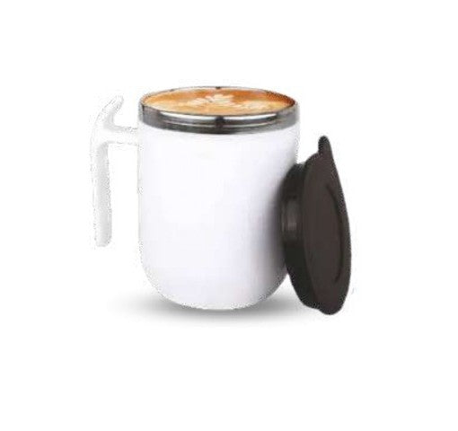 Stainless Steel Travel Mug with Lid | 350 ml Single Wall BPA-Free Coffee Mug