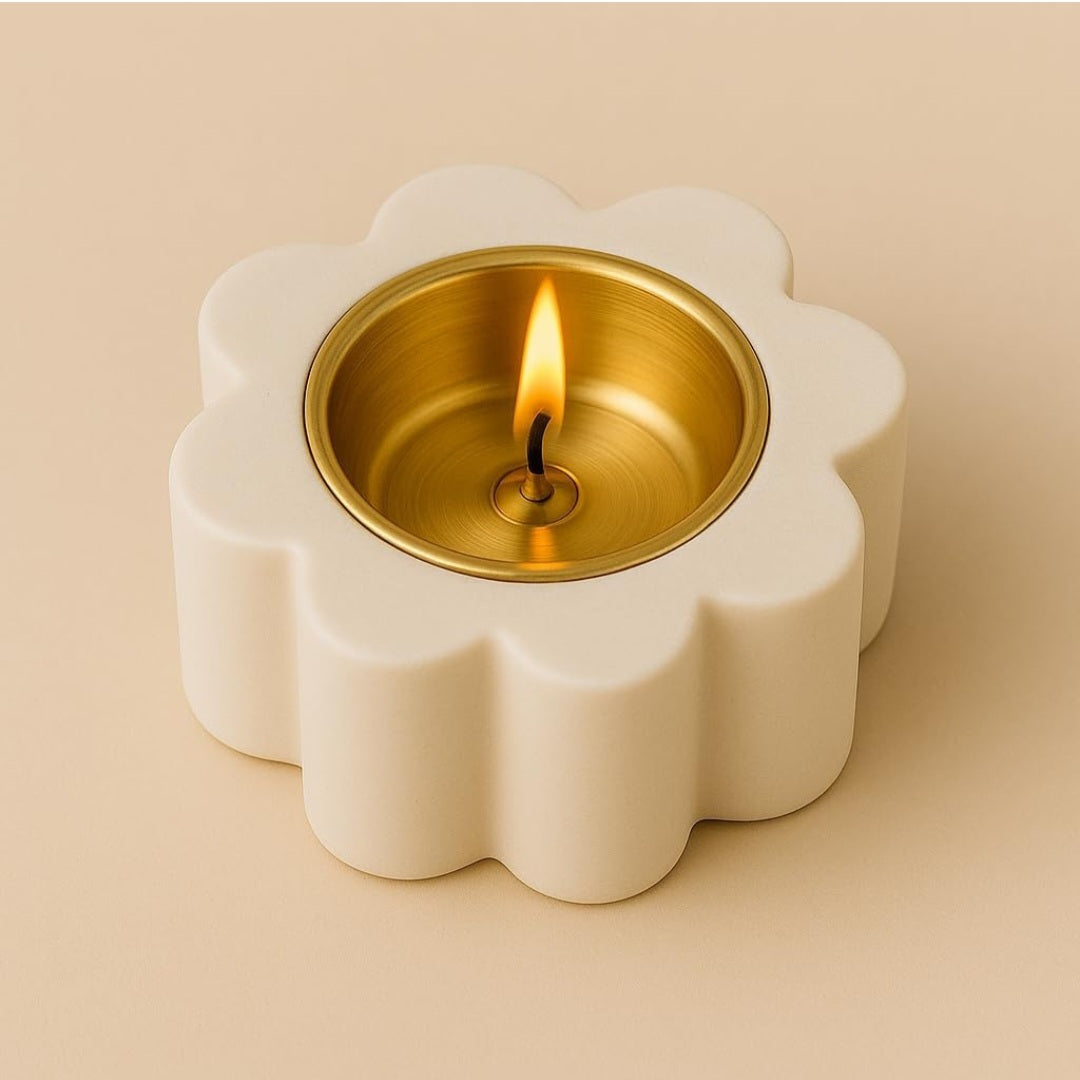 Marble Diya, Brass Diya
