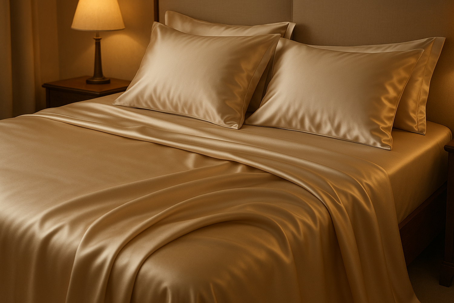 Satin Colors Bedsheets