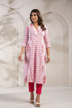 Pure Cotton Hand-Block Printed Kurti — Elegant Daily Wear