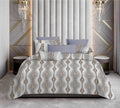 Premium Cotton Wavy Stripe Bedsheet Set – King Size 114x120, 320 TC with Pillow Covers