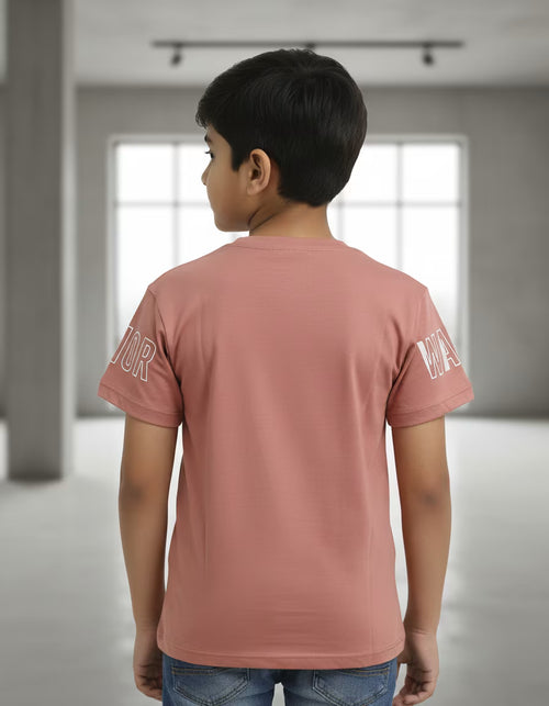 Boys Printed Cotton T-Shirt – “SPIRIT” Graphic Casual Kids Wear