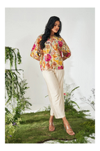 Multicolour Floral Print Top and Pant Co-ord Set