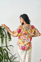 Multicolour Floral Print Top and Pant Co-ord Set