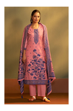 Pink Jacquard Art Silk Kurta Set with Cotton Bottom & Silk Blend Dupatta
