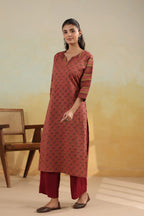 Cotton Long Kurti — Comfortable Straight Fit Daily Wear
