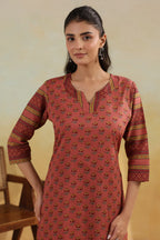 Cotton Long Kurti — Comfortable Straight Fit Daily Wear