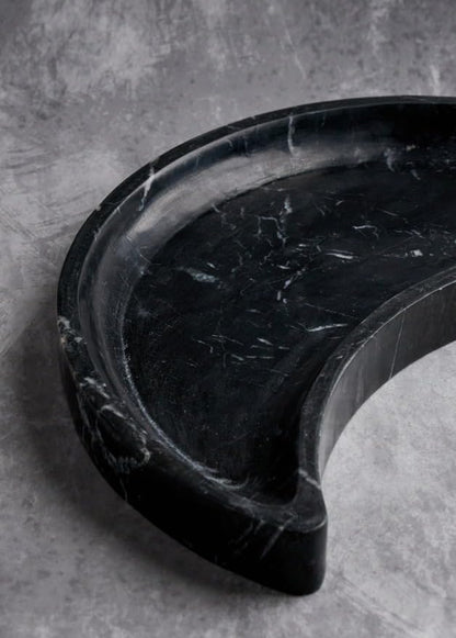 Black Marble, Moon Tray, Nacho Tray, Hummus Platter, Falafel Platter, Cake Stand, Cupcake Stand, Hummus Serving Plate