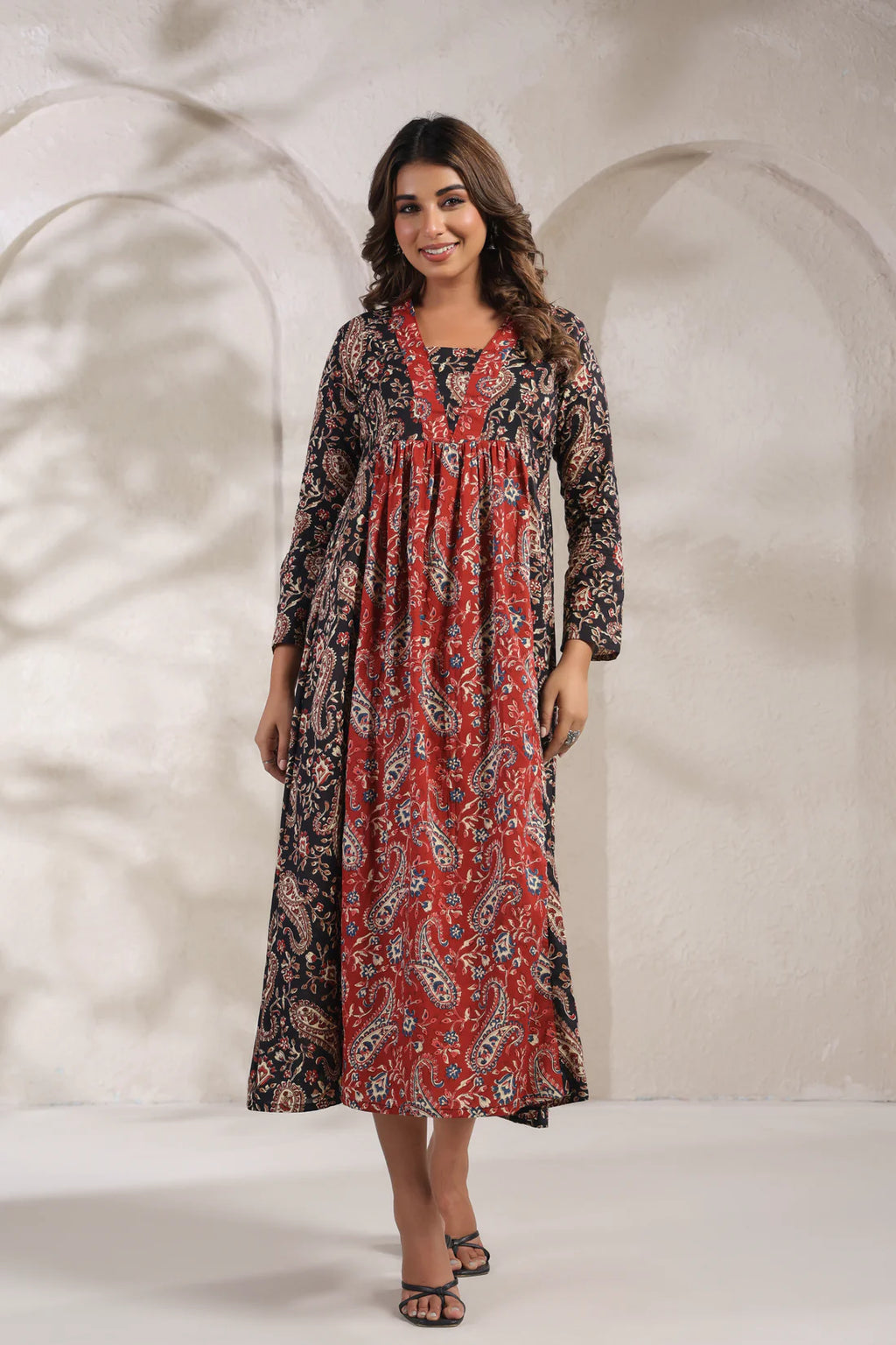 Hand-block prints with a flattering fit for comfortable daily wear.