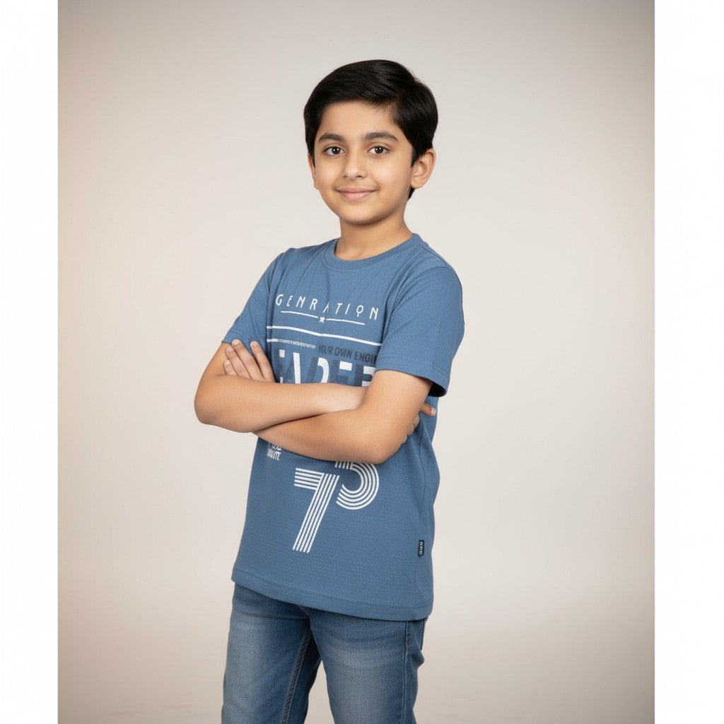 Boys Blue “Generation Leader” Printed T-Shirt