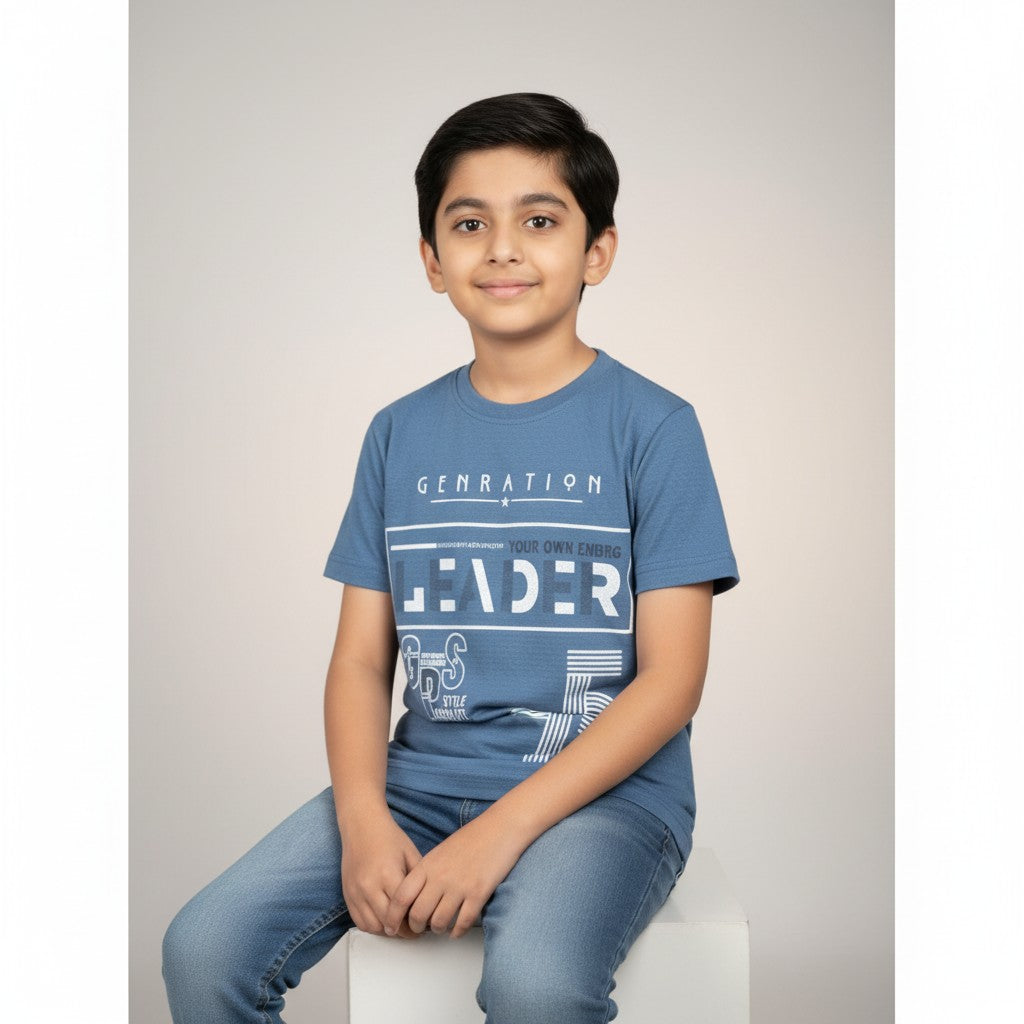 Boys Blue “Generation Leader” Printed T-Shirt