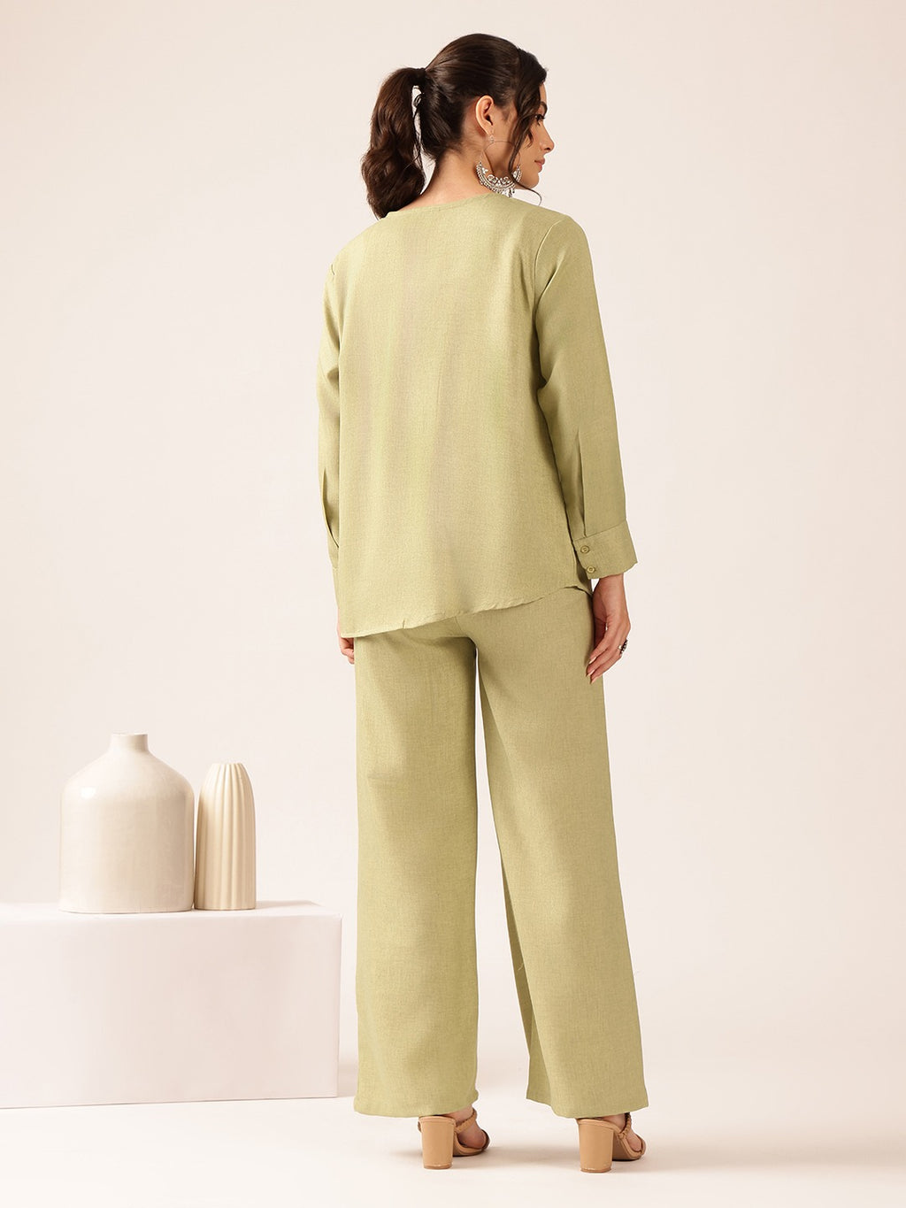 Women’s Sage Green Western Co-Ord Set