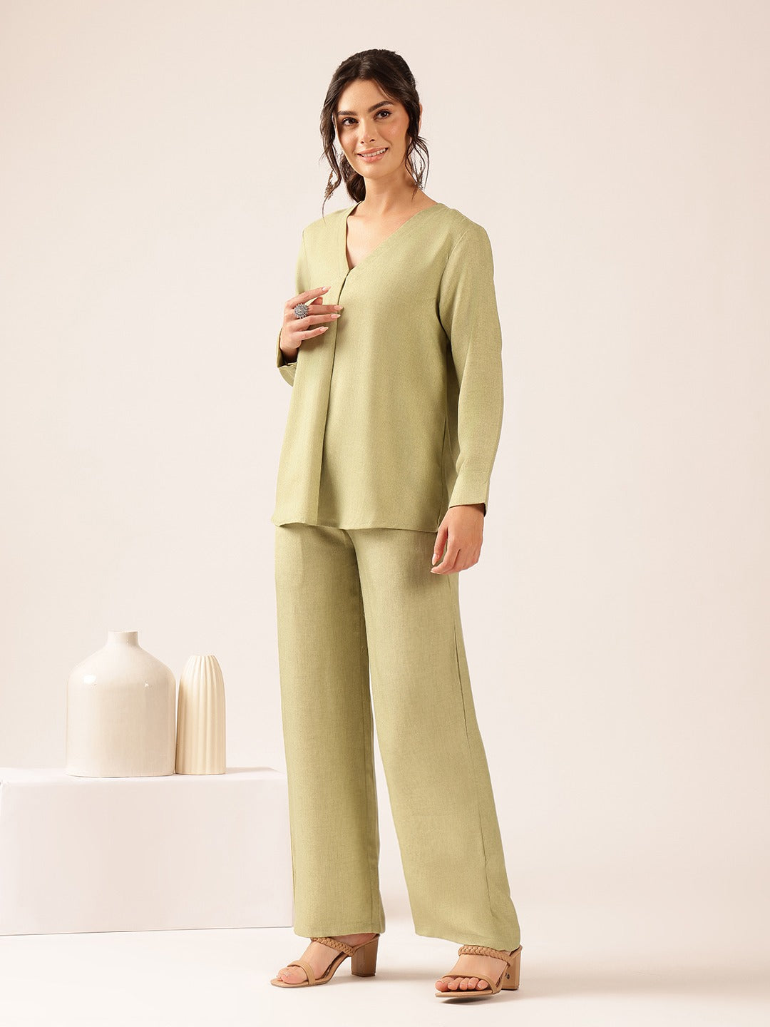 Women’s Sage Green Western Co-Ord Set