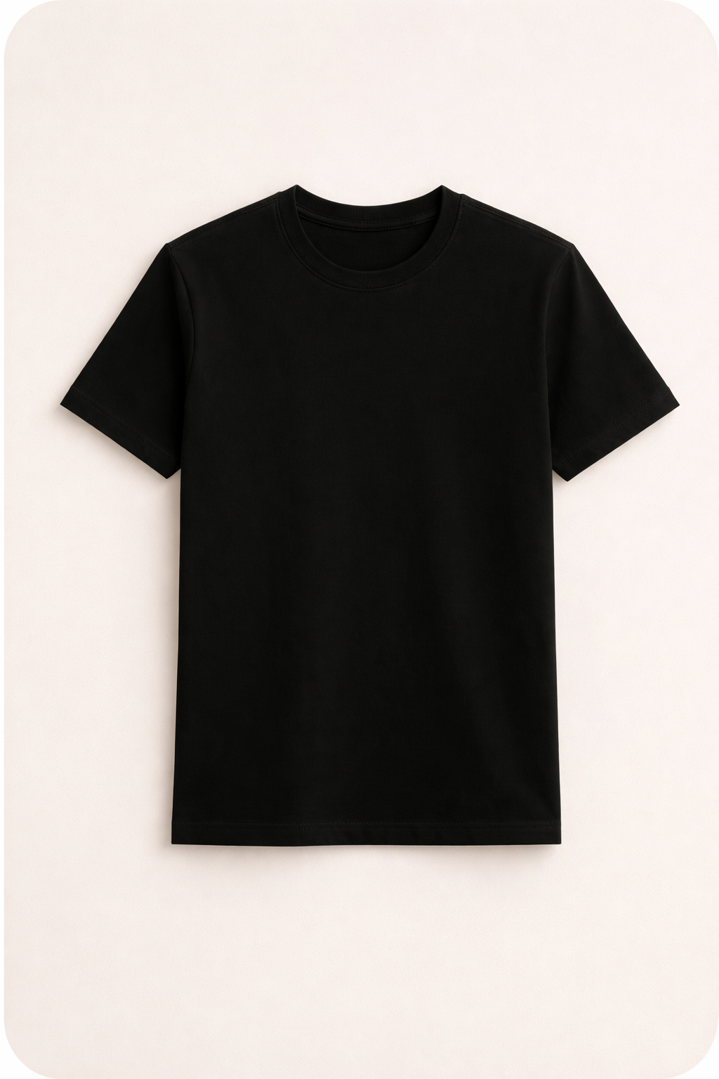Black - Kids Premium Cotton T-Shirt – 180 GSM Super Combed | Soft, Durable & Everyday Comfort