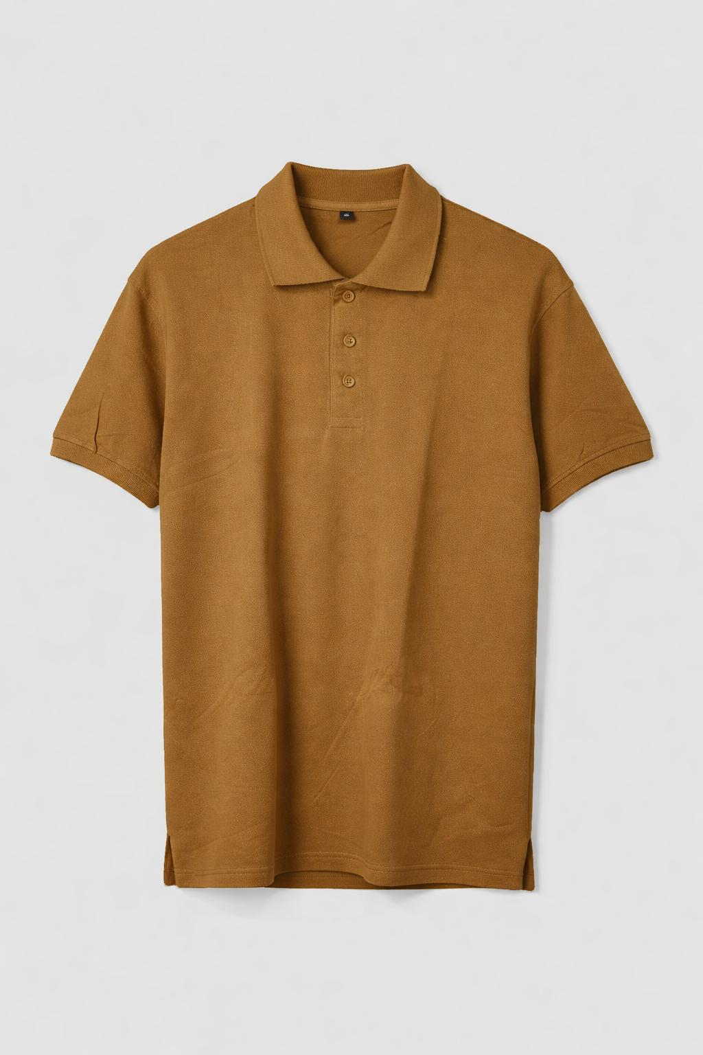 Snuff Brown - Premium 100% Combed Compact Cotton Polo T-Shirt
