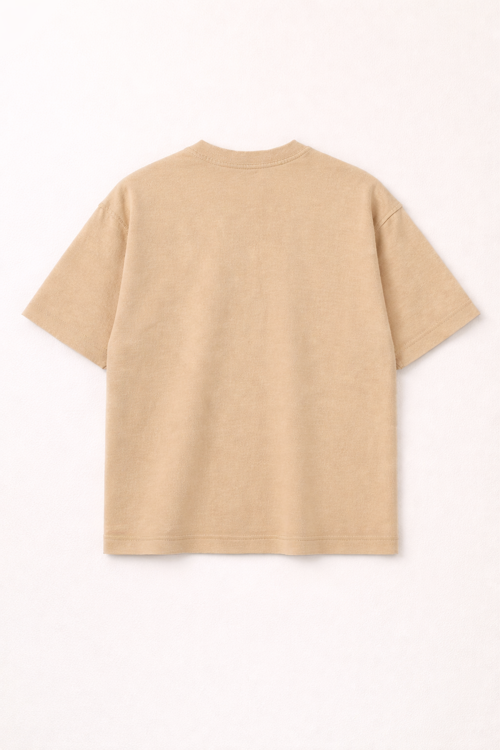 Beige Oversized T-Shirt | 240 GSM Premium French Terry Cotton | Streetwear Drop Shoulder Tee
