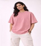 Rose Pink Oversized T-Shirt | 240 GSM