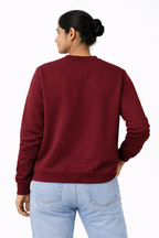 Maroon Premium Cotton Crewneck Sweatshirt for Men & Women