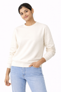 Off White Premium Cotton Crewneck Sweatshirt for Men & Women