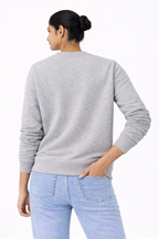 Grey Premium Cotton Crewneck Sweatshirt for Men & Women