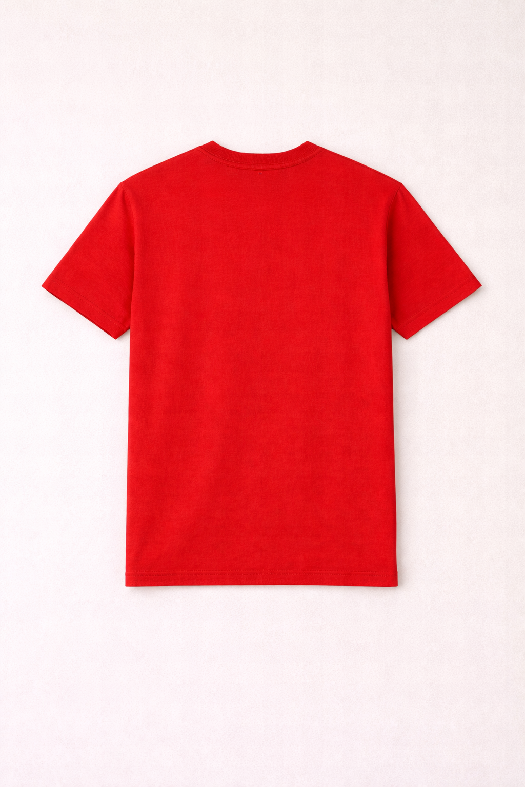 Red Bio-Washed 100% Cotton Super Combed T-Shirt (180 GSM) | Premium Quality | Soft & Breathable