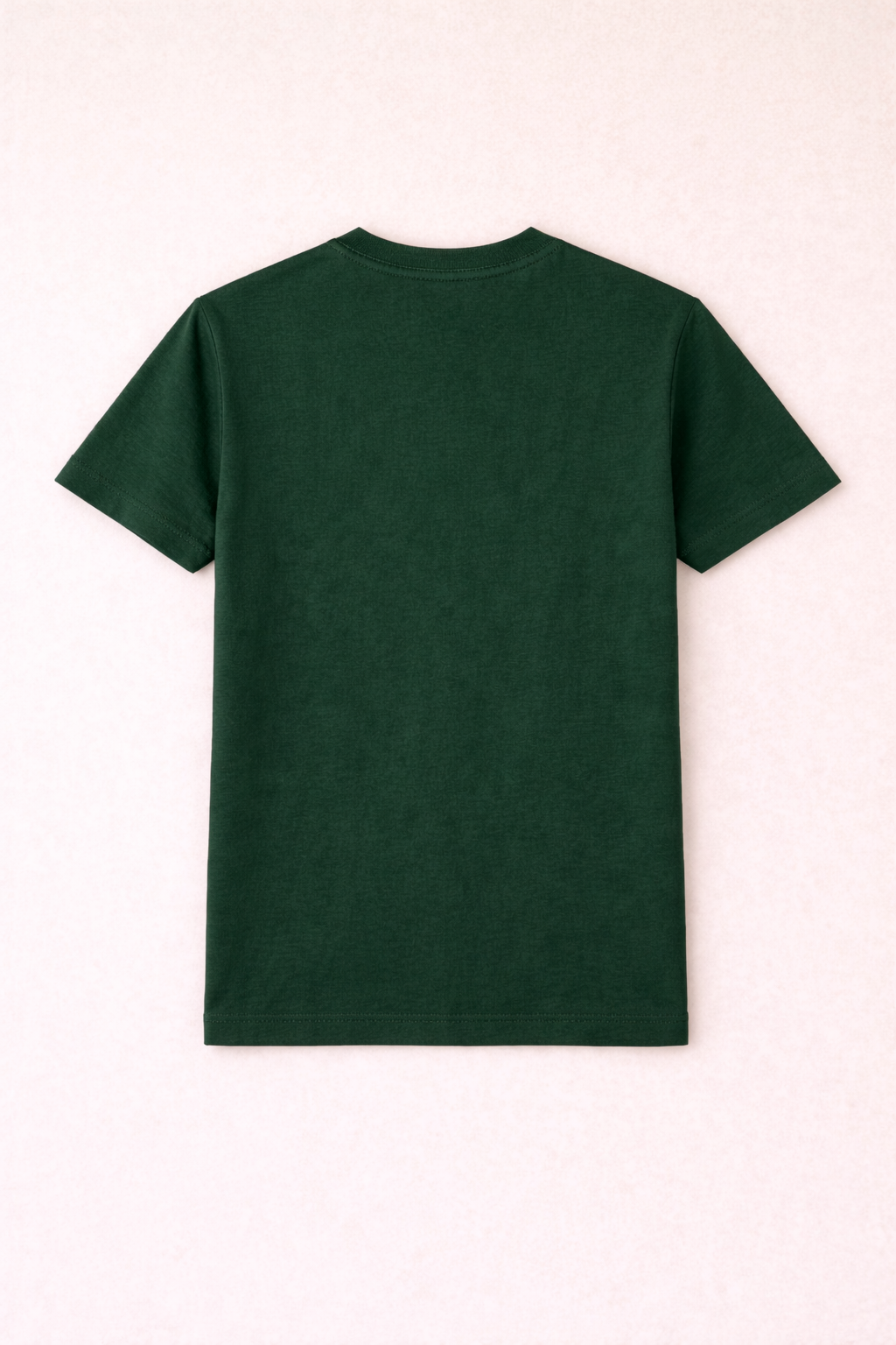 Bottle Green Bio-Washed 100% Cotton Super Combed T-Shirt (180 GSM)