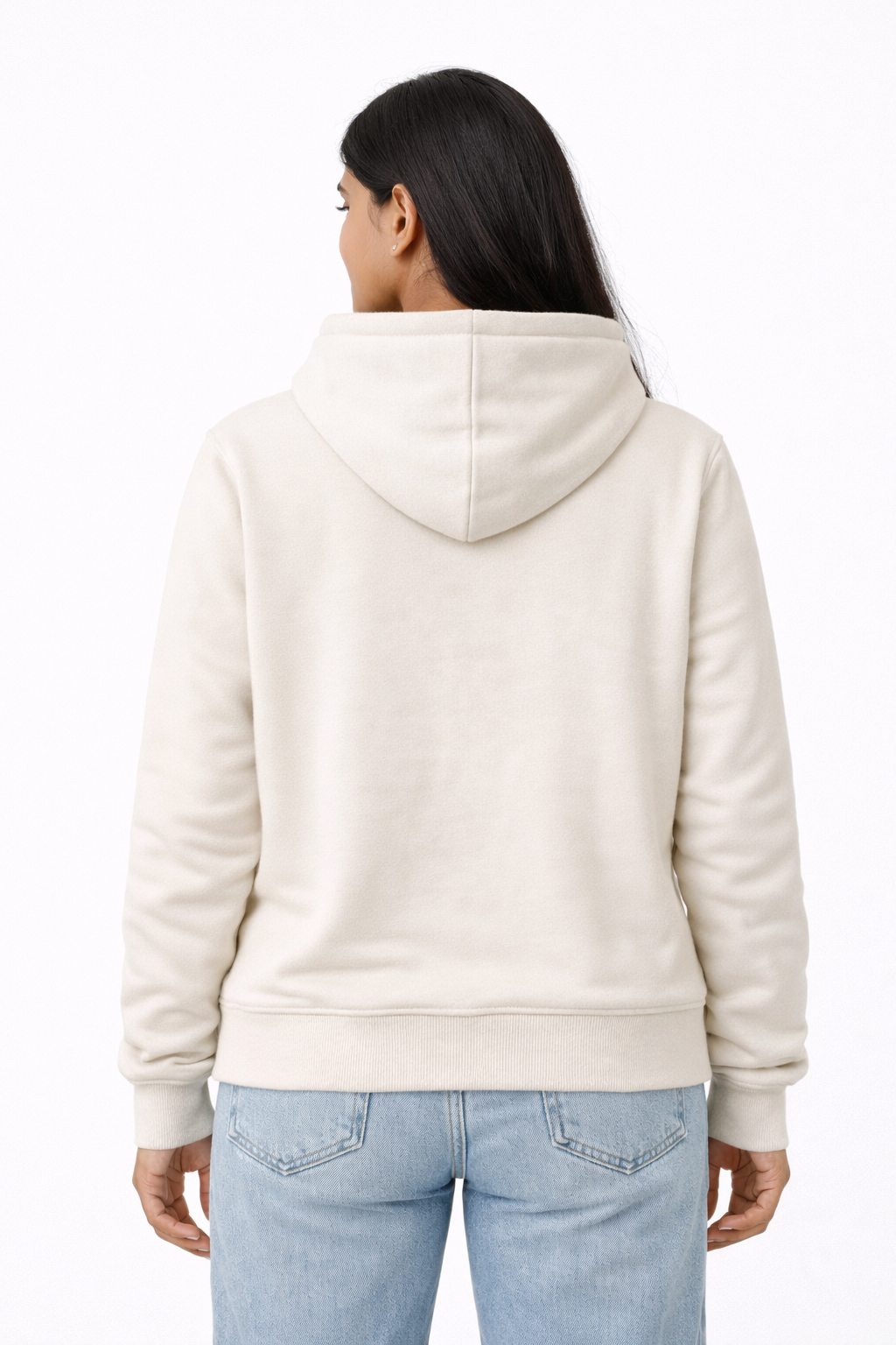 320 GSM Premium Cotton Brushed Loopknit-Off White