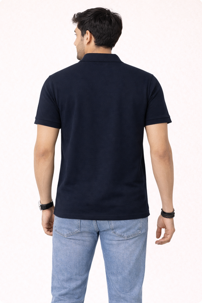 Navy Blue Honey Combo Men’s Polo T-Shirt Pack | 100% Cotton Super Combed | Premium Matty Fabric | Regular Fit