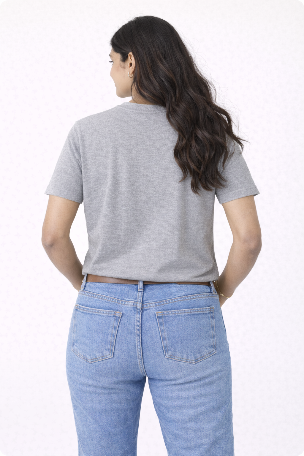 Grey Bio-Washed 100% Cotton Super Combed T-Shirt (180 GSM) | Premium Quality | Soft & Breathable