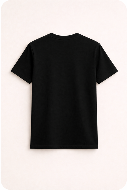 Black - Kids Premium Cotton T-Shirt – 180 GSM Super Combed | Soft, Durable & Everyday Comfort