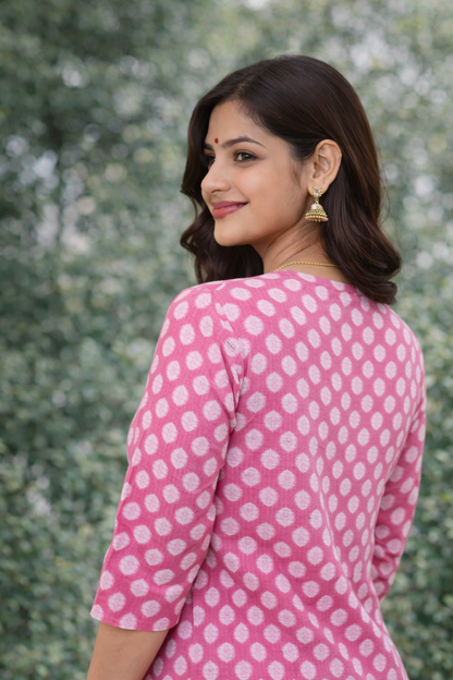 Women’s Printed Cotton Kurti – Everyday Comfort Fit