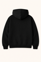Heavy Oversized Hoodie – 430 GSM Cotton Brushed Loop knit - Black