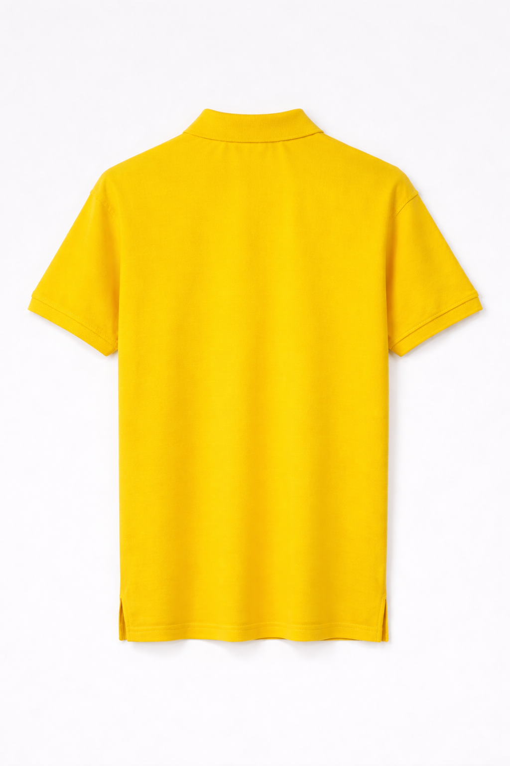 Yellow - Premium 100% Combed Compact Cotton Polo T-Shirt