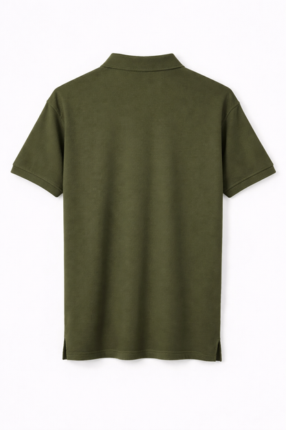 Garden Green - Premium 100% Combed Compact Cotton Polo T-Shirt | Soft • Durable • Breathable