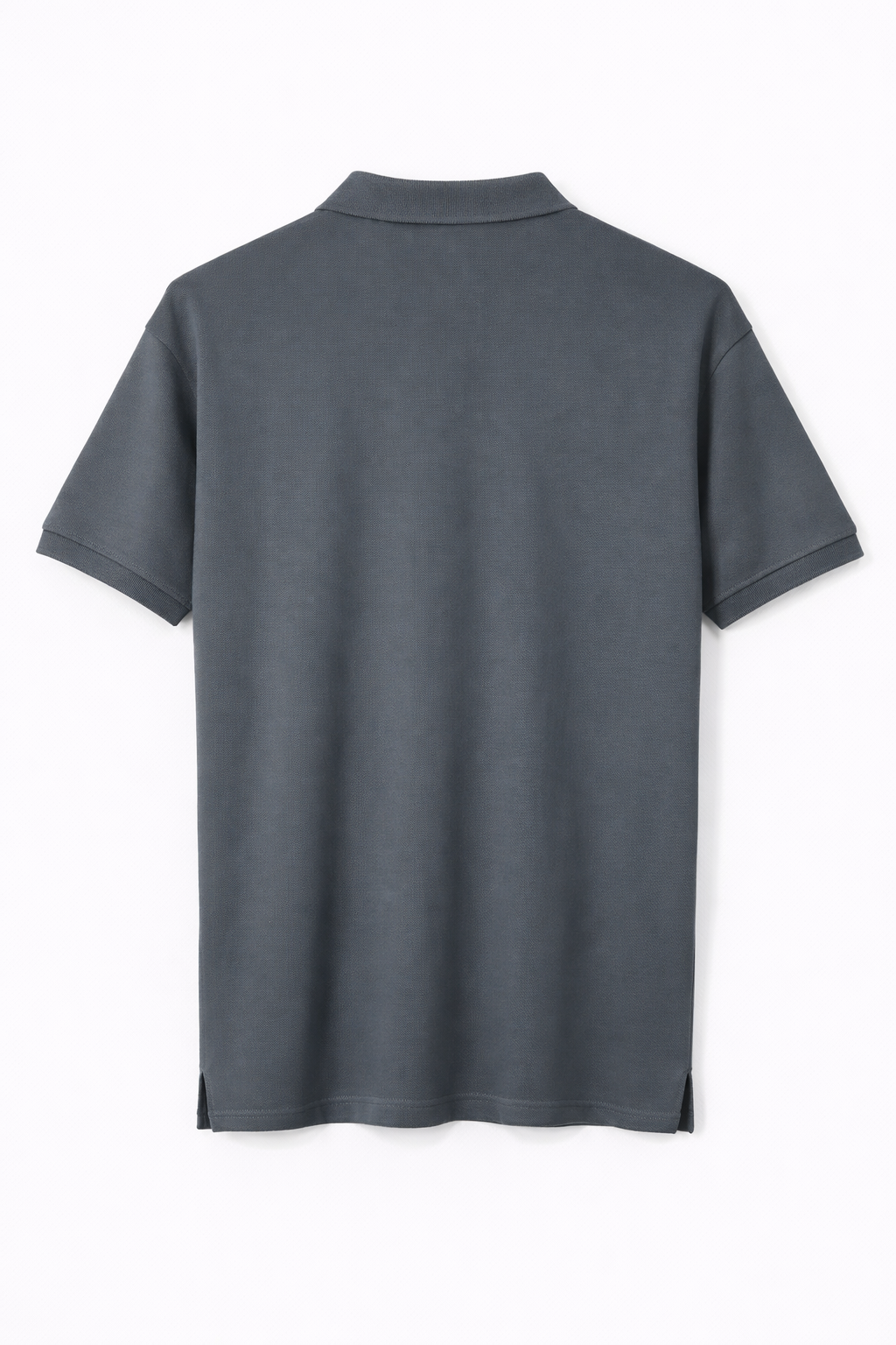 Iron Grey - Premium 100% Combed Compact Cotton Polo T-Shirt