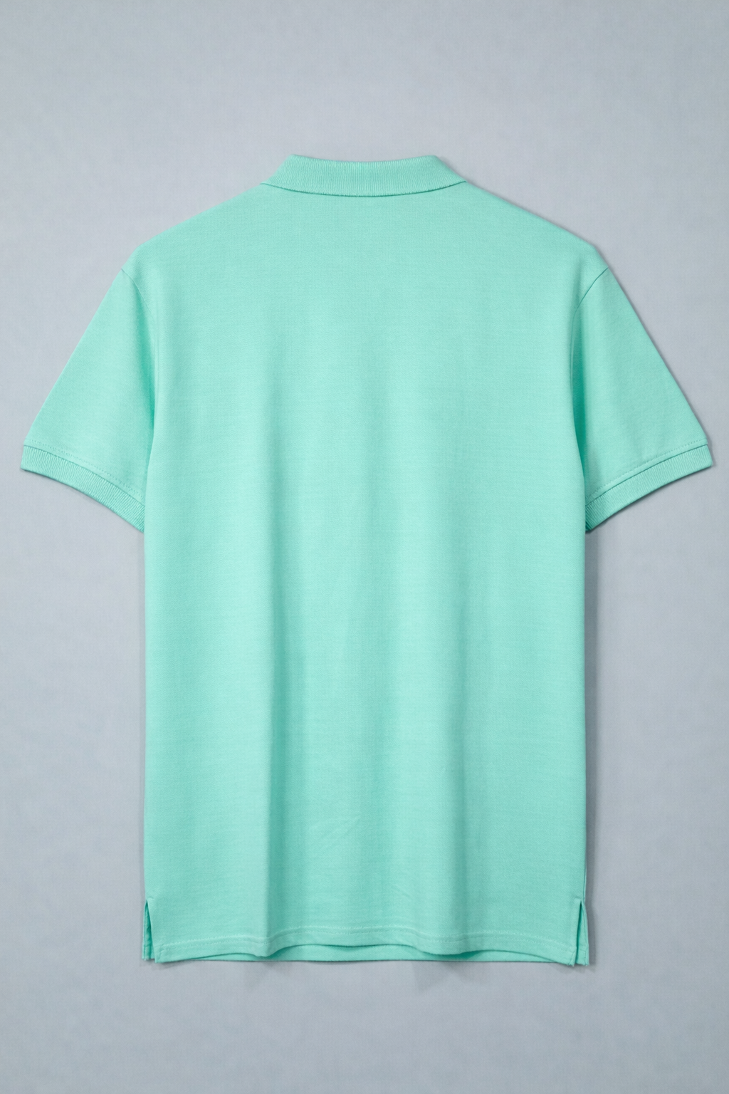 Sea Blue Premium 100% Combed Compact Cotton Polo T-Shirt | Soft • Durable • Breathable