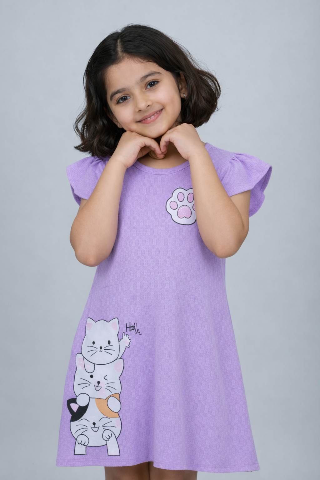 Kitty Friends Lavender A-Line Dress